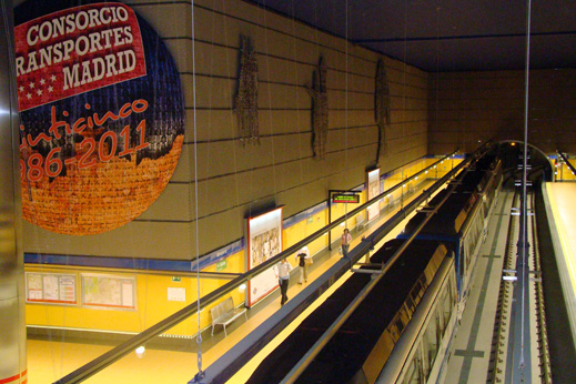 Inauguración de la estación Metro de Mirasierra